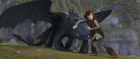 A scene from "How to Train Your Dragon."