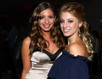 Laura Bach and Jennifer Holland at the California premiere of "Zombie Strippers" - After Party.