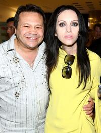 Joey Medina and Roxy Saint at the California premiere of "Zombie Strippers" - After Party.
