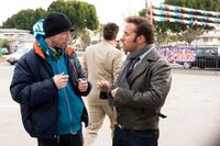 Director Neal Brennan and Jeremy Piven in "The Goods: Live Hard. Sell Hard."