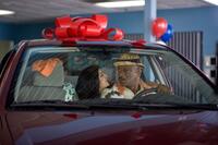 Noureen DeWulf as Heather and Ving Rhames as Jibby Newsome in "The Goods: Live Hard, Sell Hard."