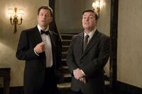 Greg Kinnear as Frank Herlihy and Ricky Gervais as Bertram Pincus in "Ghost Town."