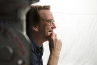 Director David Koepp on the set of "Ghost Town."