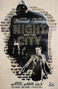 Poster art for "Night and the City."