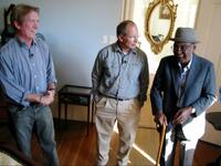 Godfrey Cheshire, Charlie Silver and Abraham Hinton in "Moving Midway."