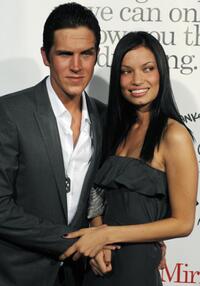 Jason Mewes and Guest at the California premiere of "Zack and Miri Make a Porno."