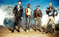Bradley Cooper, Quinton 'Rampage' Jackson, Sharlto Copley and Liam Neeson in "The A-Team."