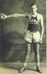 Inky Lautman of the Philadelphia SPHAs, circa 1939-40 in "The First Basket."