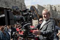 Director/producer Ridley Scott on the set of "Robin Hood."