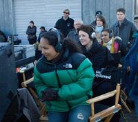 Director and Screenwriter Gina Prince-Bythewood on the set of "The Secret Life of Bees."
