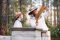 Dakota Fanning and Queen Latifah in "The Secret Life of Bees."