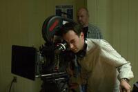 Director David Ross on the set of "The Babysitters."
