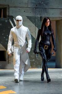 Lee Byung-hun as Storm Shadow and Sienna Miller as The Baroness in "G.I. Joe: The Rise of Cobra."