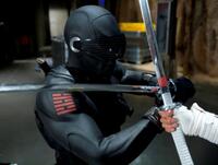 Ray Park as Snake Eyes and Lee Byung-hun as Storm Shadow in "G.I. Joe: The Rise of Cobra."