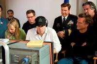 Producer Bob Ducsay, Director/Executive Producer Stephen Sommers, Dennis Quaid, Director of Photography Mitchell Amundsen and Executive Producer David Womark on the set of "G.I. Joe: The Rise of Cobra."