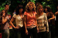 Shannon Marie Woodward and AnnaLynne McCord in "The Haunting of Molly Hartley."