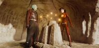 James Marsters as Lord Piccolo and Eriko Tamura as Mai in "Dragonball Evolution."