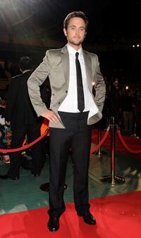 Justin Chatwin at the world premiere of "Dragonball Evolution."