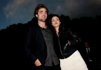 Robert Pattinson and Kristen Stewart at the "Twilight" premiere during the 3rd Rome International Film Festival.