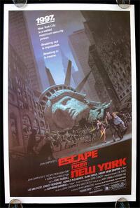 Poster art for "Escape From New York."