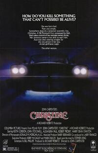 Poster art for "Christine."