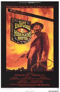 Poster art for "High Plains Drifter."