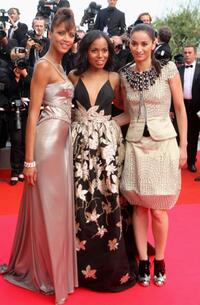 Model Noemie Lenoir and Kerry Washington at the premiere of "Synecdoche, New York" during the 61st International Cannes Film Festival.