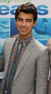 Joe Jonas at the premiere of "Oceans."