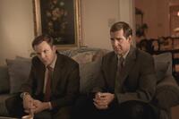 Joel McHale as FBI Special Agent Bob Herndon and Scott Bakula as FBI Special Agent Brian Shepard in "The Informant!"
