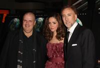 Director Alex Proyas, Rose Byrne and Nicolas Cage at the New York premiere of "Knowing."