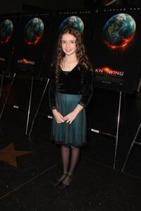 Lara Robinson at the New York premiere of "Knowing."