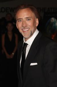 Nicolas Cage at the New York premiere of "Knowing."