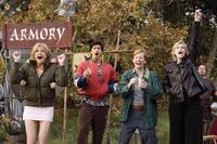 Kerri Kenney-Silver as Lynette, Ken Marino as Jim, A.D. Miles as Martin Gary and Jane Lynch as Sweeny in "Role Models."