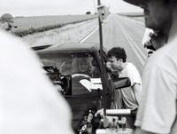Scott Prendergast on the set of "Kabluey."