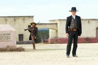 Viggo Mortensen as Everett Hitch and Ed Harris as Virgil Cole in "Appaloosa."