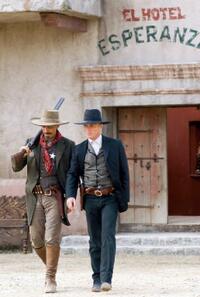 Viggo Mortensen as Everett Hitch and Ed Harris as Virgil Cole in "Appaloosa."