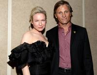 Renee Zellweger and Viggo Mortensen at the California premiere of "Appaloosa."