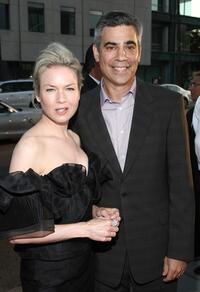Renee Zellweger and Producer Michael London at the California premiere of "Appaloosa."