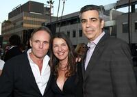Producer Robert Knott, Producer Ginger Sledge and Producer Michael London at the California premiere of "Appaloosa."