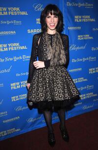 Sally Hawkins at the New York premiere of "Happy-Go-Lucky" during the 46th New York Film Festival.
