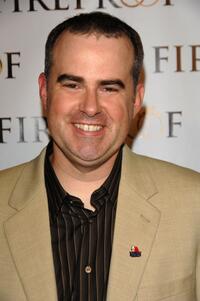 Alex Kendrick at the California premiere of "Fireproof."