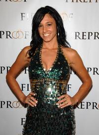 Danielle Dipetro at the California premiere of "Fireproof."