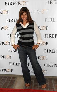 Maggie Wagner at the California premiere of "Fireproof."