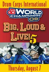 Poster art for "DCI 2008 World Championship Quarterfinals."