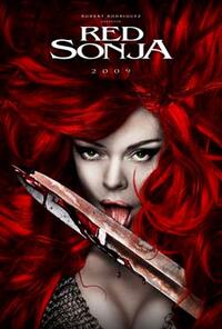 Poster art for "Red Sonja."
