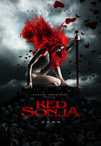 Poster art for "Red Sonja."