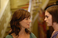 Rosemarie DeWitt as Rachel and Anne Hathaway as Kym in "Rachel Getting Married."