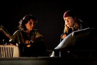 Alice Greczyn as Annabel Drake and Lea Thompson as Maudie McMinn in "Exit Speed."