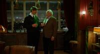 Bard Owe as Odd Horten and Espen Skjonberg as Trygve Sissener in "O'Horten."