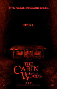 Poster art for "The Cabin in the Woods."